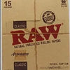 Classic Raw Natural Unrefined Rolling Papers - King Size Slim - Artesano Tray And Papers And Tips - Box Of 15 Vape wholesale supplies